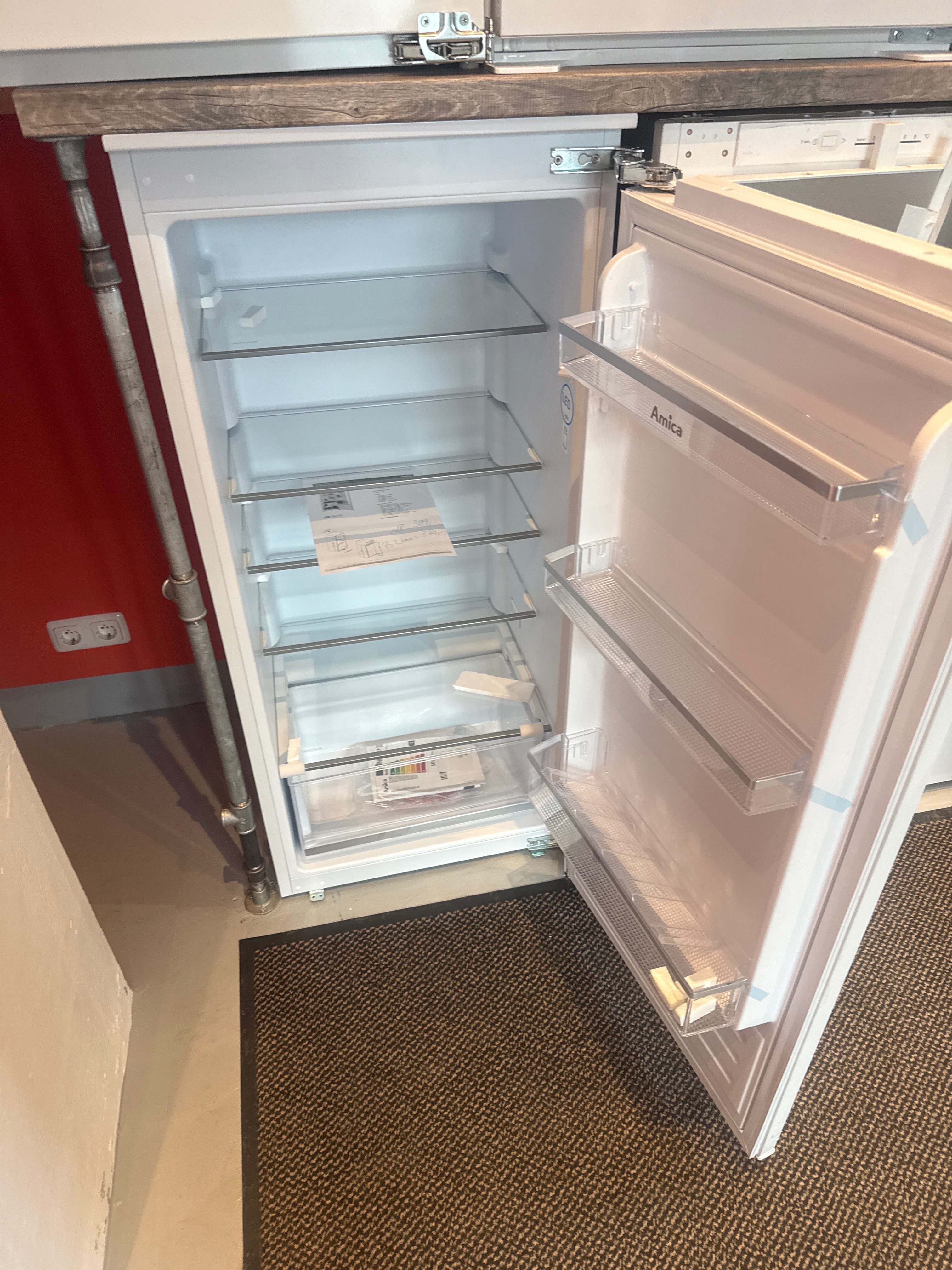 Einbaukühlschrank 122cm Festtür